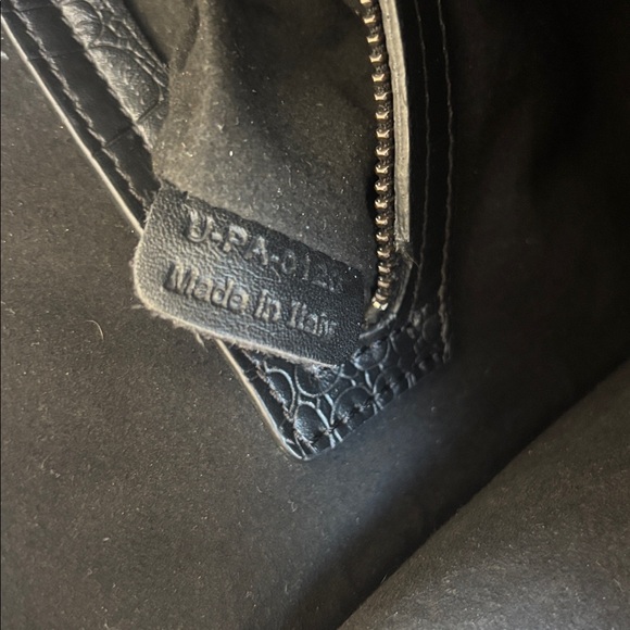 ◼️Celine Black Croc Embossed Leather Medium Phantom Luggage Tote - Picture 10 of 11